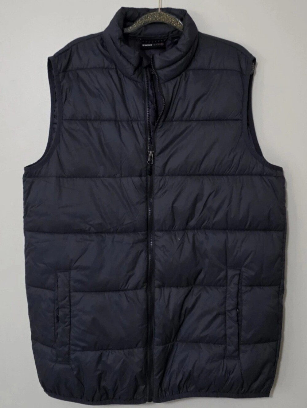 Swiss Tech Puffer Vest Gorpcore Warm Layering Urban Streetwear Techwear Medium